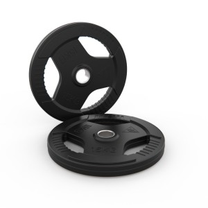 Диск обрезиненный DFC, чёрный, с хватом, 51мм, 15кг