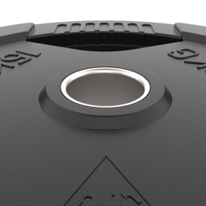 Диск обрезиненный DFC, чёрный, с хватом, 51мм, 15кг