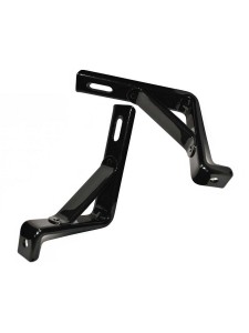 Кронштейн дополнительных колес 18' 165мм сталь/чёрный/630312. Это пара прочных и надежных кронштейнов, предназначенных для установки дополнительных боковых колес на детские велосипеды с диаметром колес 18 дюймов. Изготовленные из стали, эти кронштейны обе