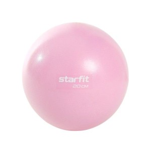 БЕЗ УПАКОВКИ Мяч для пилатеса STARFIT GB-902 20 см, розовый пастель