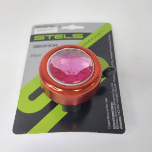 Звонок 45AZ-01
Это звонок для велосипеда, самоката и др.
Верх выполнен из алюминия
Основа и декоративный элемент из пластика
Фиксируется на руле
Цвет: красный/фиолетовый/черный
Фирма: Stels
Модель: 45AZ-01
Механизм: классический (нажимной-поворотный)