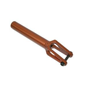 Вилка выполненная из цельного куска алюминия с усиленными перьями. 
Готова к использованию с колесами до 120 мм. 
Оффсет 10 мм.