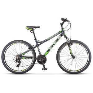 Велосипед Stels Navigator 610 V K010 Тёмно-серый/Зелёный (LU092641)