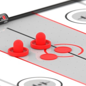 Аэрохоккей DFC CAMELLIA 48” - компактная настольная модель. Стол отлично подходит для активного отдыха, его легко взять с собой на дачу или в поход.
В комплект входят электронный счётчик очков, 2 биты и 2 шайбы. Вентилятор работает от сети 220 вольт.