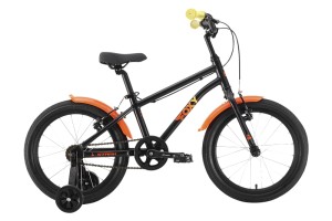 Велосипед Stark'22 Foxy Boy 18 черный/оранжевый/желтый HQ-0005531.
Велосипед, предназначенный для детей в возрасте от четырех до восьми лет, без переключения передач. 
Технические особенности: алюминиевая рама AL-6061, жесткая алюминиевая вилка Stark Rigi