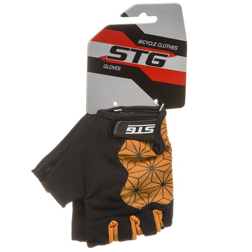 Велоперчатки STG Replay черно/оранжевый Х95305