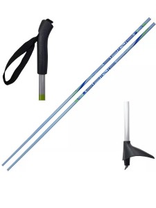 Палки SPINE AL 140. Лыжные палки AL - это незаменимый аксессуар для зимних видов спорта. Они обеспечат вам стабильность и комфорт во время катания. Палки лыжные изготовлены из алюминия и имеют диаметр стержня вверху 16 мм, внизу 10 мм. Такой дизайн обеспе