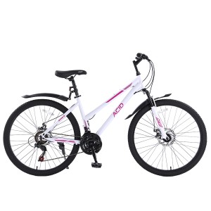 Велосипед 26' ACID Q 250 D White/Violet - идеальный выбор для начинающих райдеров
Подходит для прогулочной езды в городских джунглях, парках и на пересеченной местности.
Имеет размер колес 26