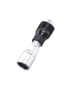 Съемник шатуна KL-9725А.
Съёмник шатунов для каретки с осью под квадрат. Размер ключа: 78х22мм. Длина выжимного пальца 78мм, длина резьбы 36мм, резьба правая. Палец идет под шестигранный ключ на 16. Размер гайки: 32х22мм. Длина резьбы 10мм, резьба правая.