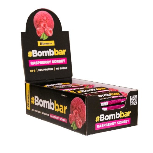 Батончик глазированный Bombbar 40гр (30)