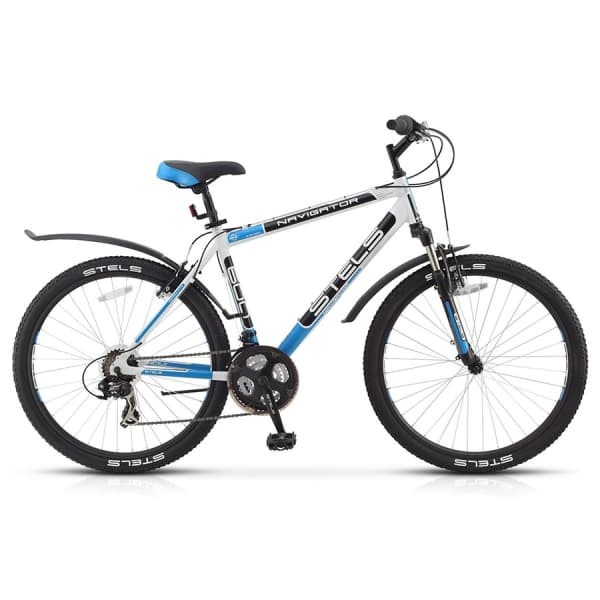 Велосипед Stels Navigator 600 V 26 (2016) Белый/Черный/Синий