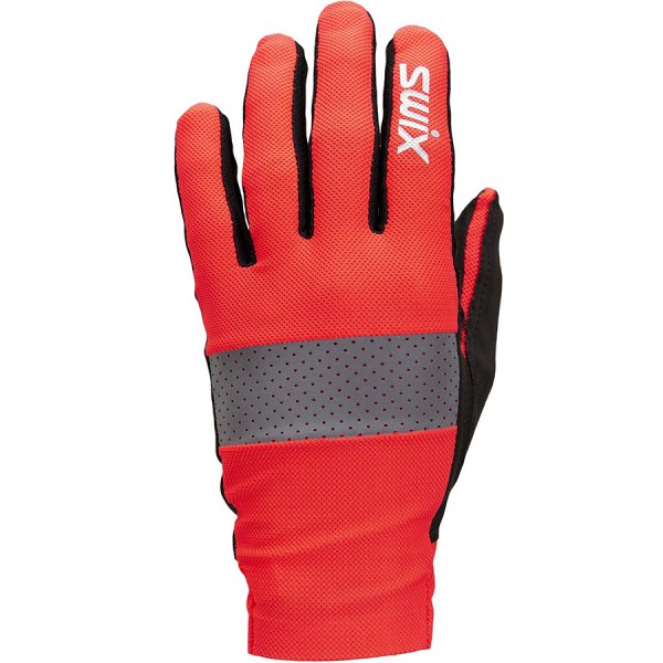 Лыжные перчатки Radiant H0200/90015 красный неон