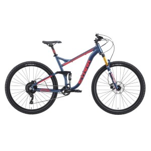 Велосипед Stark'24 Tactic FS LT 29.5 HD темно-синий матовый/красный