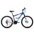 Велосипед 26' Altair MTB FS 26 2.0 disc 18 ск Синий/Красный 19-20 г