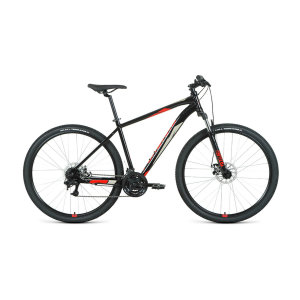 Велосипед 29' Forward Apache 29 2.2 D AL Черный /Красный 2022 г