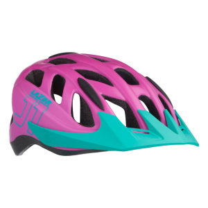Шлем велосипедный Lazer Kids J1 цв. матовый розовый/бирюзовый размер U BLC2197885187