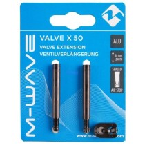 Ниппель удлинитель M-WAVE алюм., F/V 50мм, д/высоких спорт. ободов, (2шт.) черн. (5-519947)