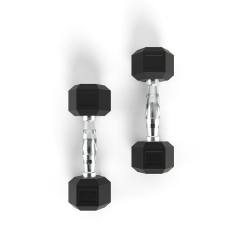 Гантели DFC гексаг.обрез. 5кг (пара) DB001-5