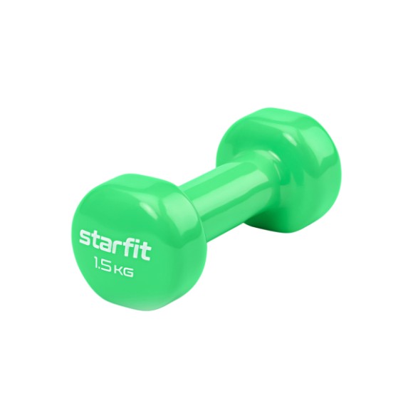 Яркая виниловая гантель 1,5 кг DB-101 от бренда STARFIT подходит для занятий дома, на улице или в зале. Чтобы вы могли сами подбирать нужные веса, данная модель продается поштучно. Гантели для фитнеса имеют специальное покрытие, которое не царапает поверх Яркая виниловая гантель 1,5 кг DB-101 от бренда STARFIT подходит для занятий дома, на улице или в зале. Чтобы вы могли сами подбирать нужные веса, данная модель продается поштучно. Гантели для фитнеса имеют специальное покрытие, которое не царапает поверх