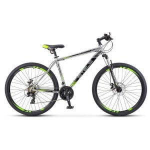 Велосипед Stels Navigator 700 MD V020 Черный/зеленый 27.5 (LU093446)