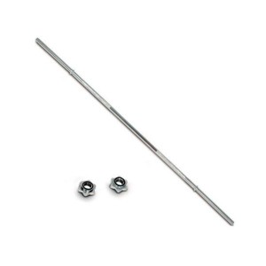 Гриф прямой хром. 1700мм 26 мм замок кольцевая гайка