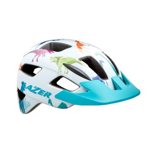 Шлем велосипедный Lazer Kids Lil Gekko цв. белый/динозавр размер U BLC2207888209