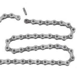 Цепь Shimano CN-HG93 HG, уровень Deore XT/Saint/Ultegra, длина 116 звеньев, сверх узкая конструкция, покрытие звеньев из цинка, для привода на 9 скоростей, ампульный (соединительный) пин 1 штука, вес 304 грамм (116 звеньев).