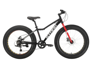 Велосипед Stark'24 Rocket Fat 24.1 D черный/красный HQ-0014340