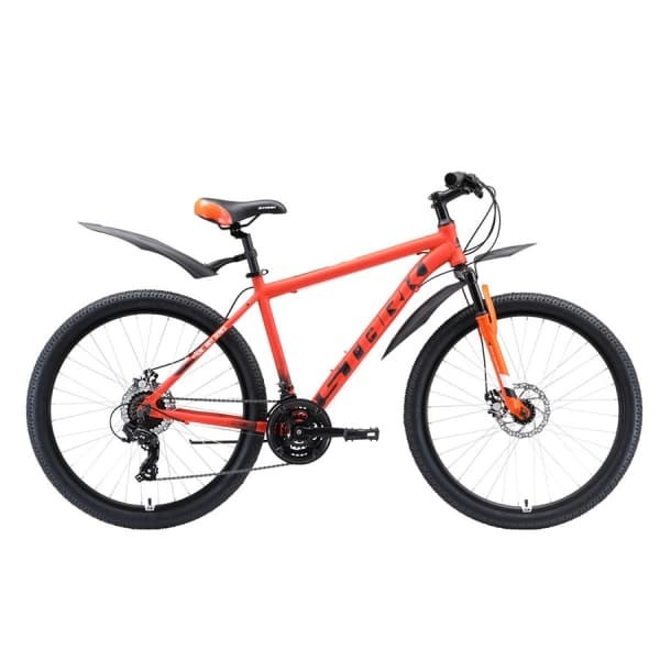 Велосипед Stark'20 Indy 26.1 D Shimano оранжевый/белый/чёрный