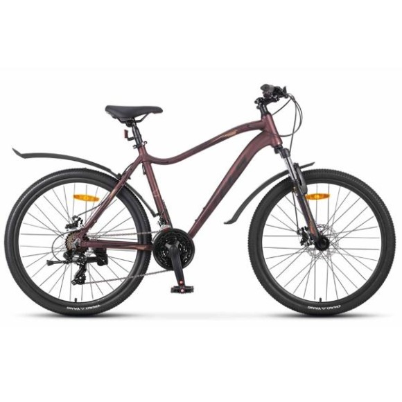 Велосипед Stels Miss 600 26MD — современный женский горный велосипед 26", созданный для комфортных и безопасных поездок по городу, паркам и лёгкому бездорожью. Модель сочетает лёгкую алюминиевую раму, амортизацию и надёжную трансмиссию Shimano, обеспечива Велосипед Stels Miss 600 26MD — современный женский горный велосипед 26", созданный для комфортных и безопасных поездок по городу, паркам и лёгкому бездорожью. Модель сочетает лёгкую алюминиевую раму, амортизацию и надёжную трансмиссию Shimano, обеспечива
