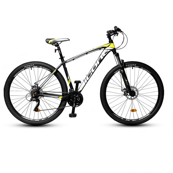 Велосипед 29' HORST Icon черный/белый/салатовый
