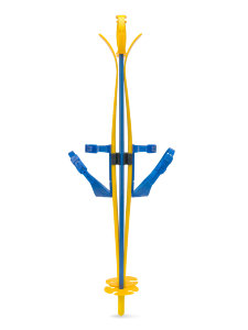 Особенность:
лёгкие, гибкие лыжи, длиной 66 см
Преимущества:
- лыжи изготовлены из морозостойкого полипропилен, обладающего свойствами: гибкостью ,стойкостью к истиранию и температурой хрупкости до -20 градусов;
- скользящая поверхность полоза обеспечив