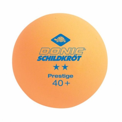 Мячики для н/тенниса DONIC PRESTIGE 2* 40+ 6 штук, белый + оранжевый