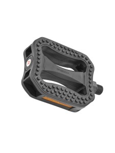 Педали вело LU-Р6 пластик Wellgo/360098. Педали велосипедные LU-P6 Wellgo, пластиковые, со светоотражателями, с противоскользящими накладками. Ось диаметром 9/16