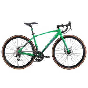 Велосипед Stark'24 Peloton 700.4 D зеленый/черный, серый