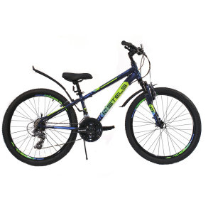 Велосипед Stels Navigator 24' 400 V F010 Синий/салатовый/голубой (LU092748)