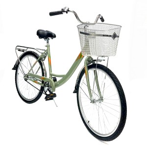Велосипед Stels Navigator 26' 245 Z010 Оливковый (с корзиной) (LU093460)