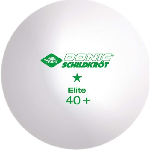 Мячики для н/тенниса DONIC ELITE 1* 40+ 6 штук, белый + оранжевый