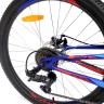 Велосипед Stels Mustang 24' MD V010 красный неоновый/синий (LU095563)