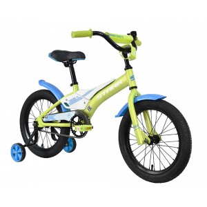 Велосипед Stark'23 Tanuki 16 Boy зеленый/синий/белый