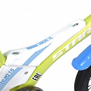 Велосипед Stark'23 Tanuki 16 Boy зеленый/синий/белый