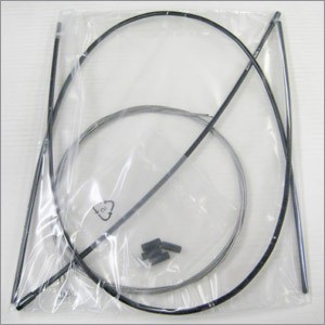 Трос+оплетка перекл Shimano SP40 черный, 2X2100мм нерж. (2шт) Y60098501