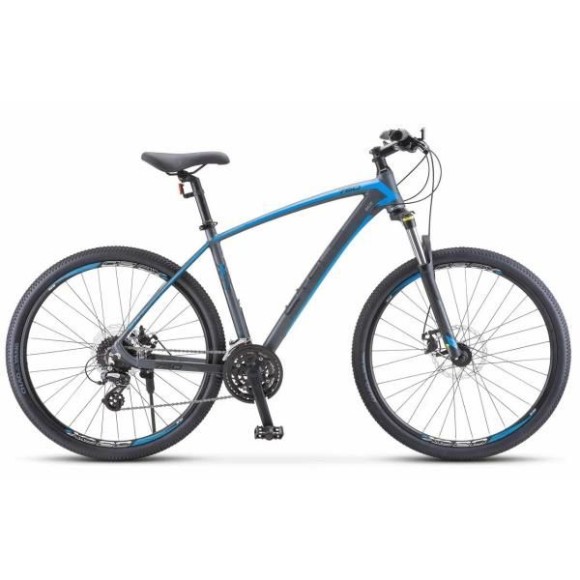 Велосипед STELS Navigator 750 MD 27.5" V010 — современный горный хардтейл для активного катания по городу, паркам и пересечённой местности. Модель российского производства сочетает лёгкую алюминиевую раму, 24 скорости Shimano Altus и мощные дисковые тормо Велосипед STELS Navigator 750 MD 27.5" V010 — современный горный хардтейл для активного катания по городу, паркам и пересечённой местности. Модель российского производства сочетает лёгкую алюминиевую раму, 24 скорости Shimano Altus и мощные дисковые тормо