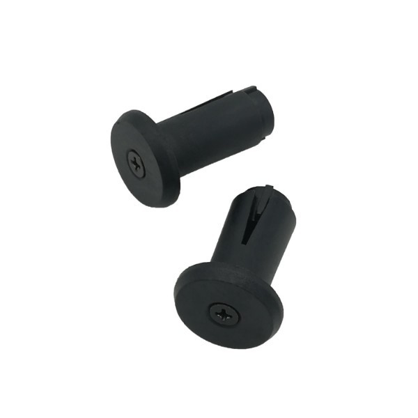 Заглушка ручек руля HL-08 диам.17,6 нейлоновая черный/150333