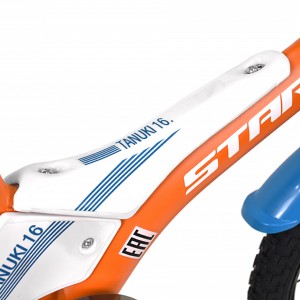 Велосипед Stark'23 Tanuki 16 Boy оранжевый/синий/белый