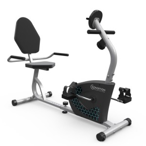 Горизонтальный велотренажер DFC Kondition 2309. Горизонтальный велотренажёр Kondition предназначен для поддержания физической формы и улучшения здоровья. Велотренажер оснащен инерционным маховиком весом 5 кг с возможностью крутить педали в обе стороны. На