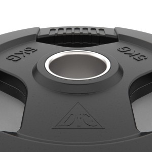 Диск обрезиненный DFC, чёрный, с хватом, 51мм, 5кг