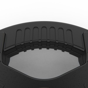 Диск обрезиненный DFC, чёрный, с хватом, 51мм, 5кг