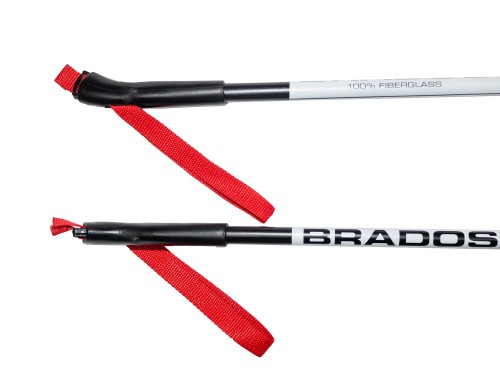 Палки STC 120 Brados Sport Composite JR Red 100% стекловолокно