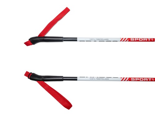 Палки STC 120 Brados Sport Composite JR Red 100% стекловолокно